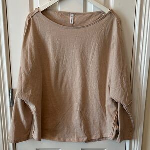 Wishlist Women's Beige Long Sleeve Top